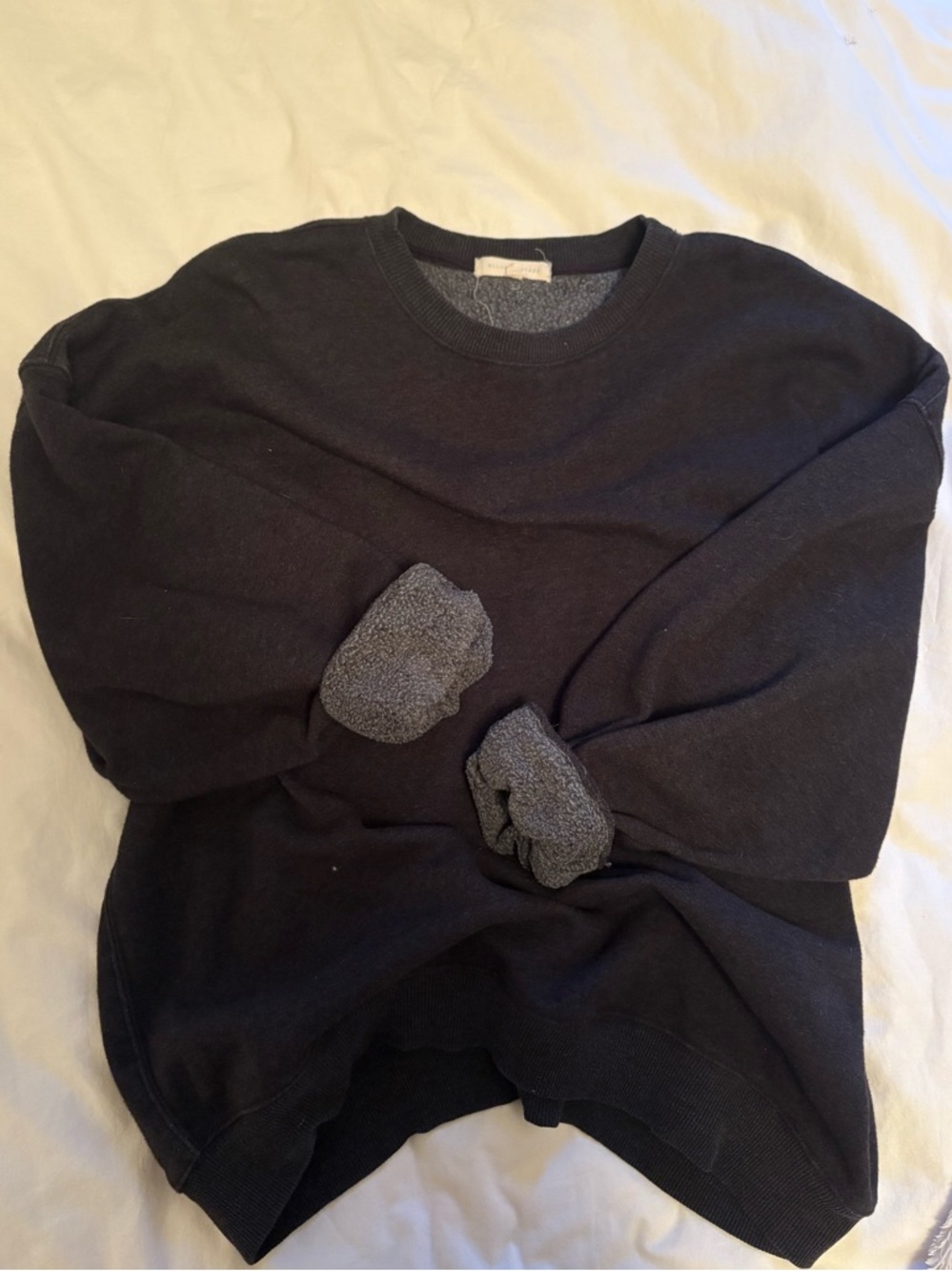 Gilded Intent Grey Oversized Crewneck